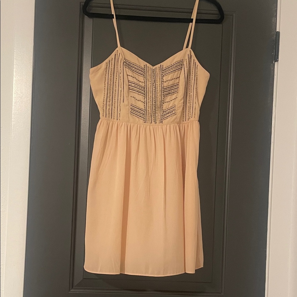 American Eagle Outfitters Cream Dress